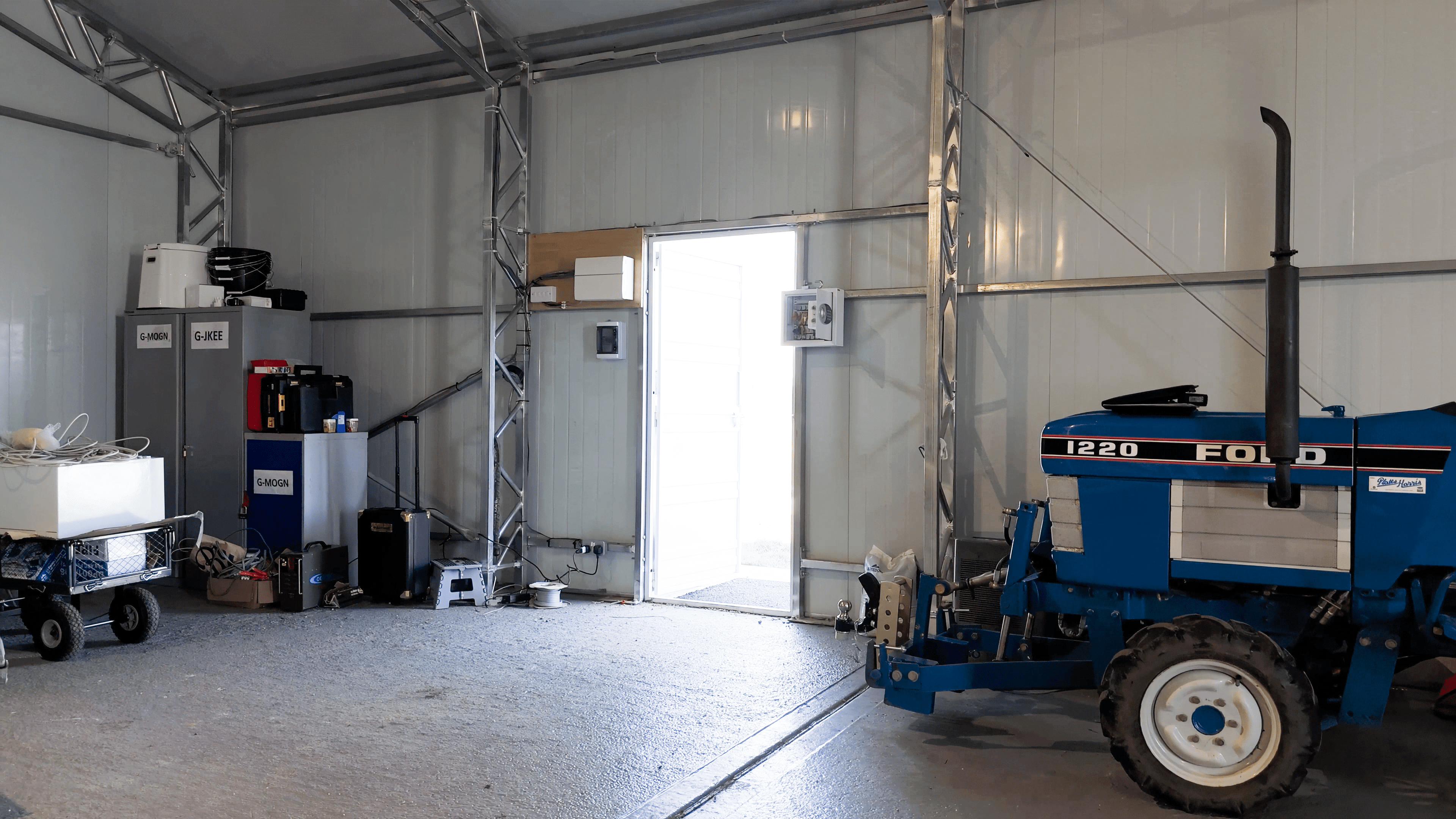 Hangar per aerei in acciaio