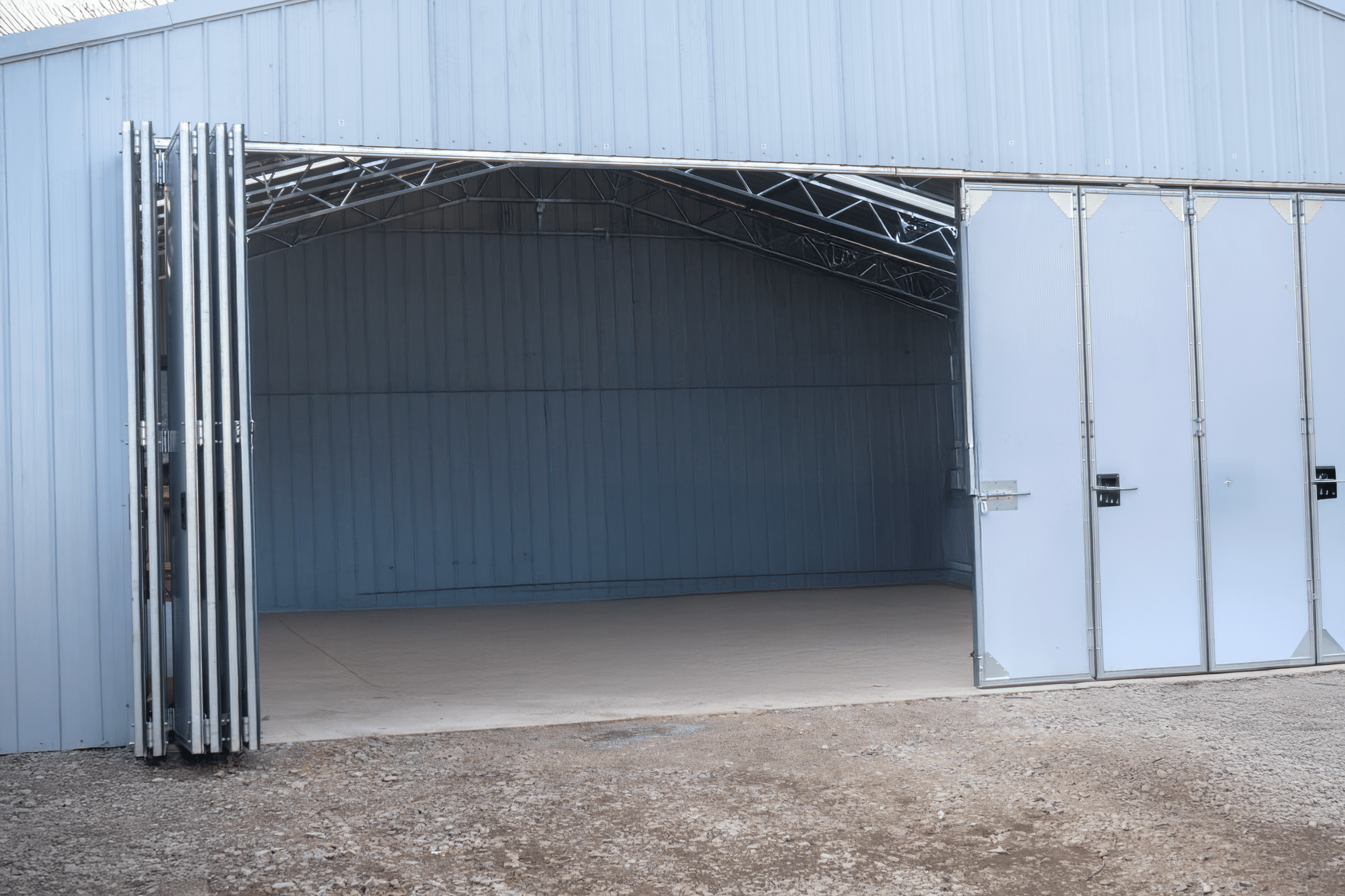 Hangar per aerei in acciaio