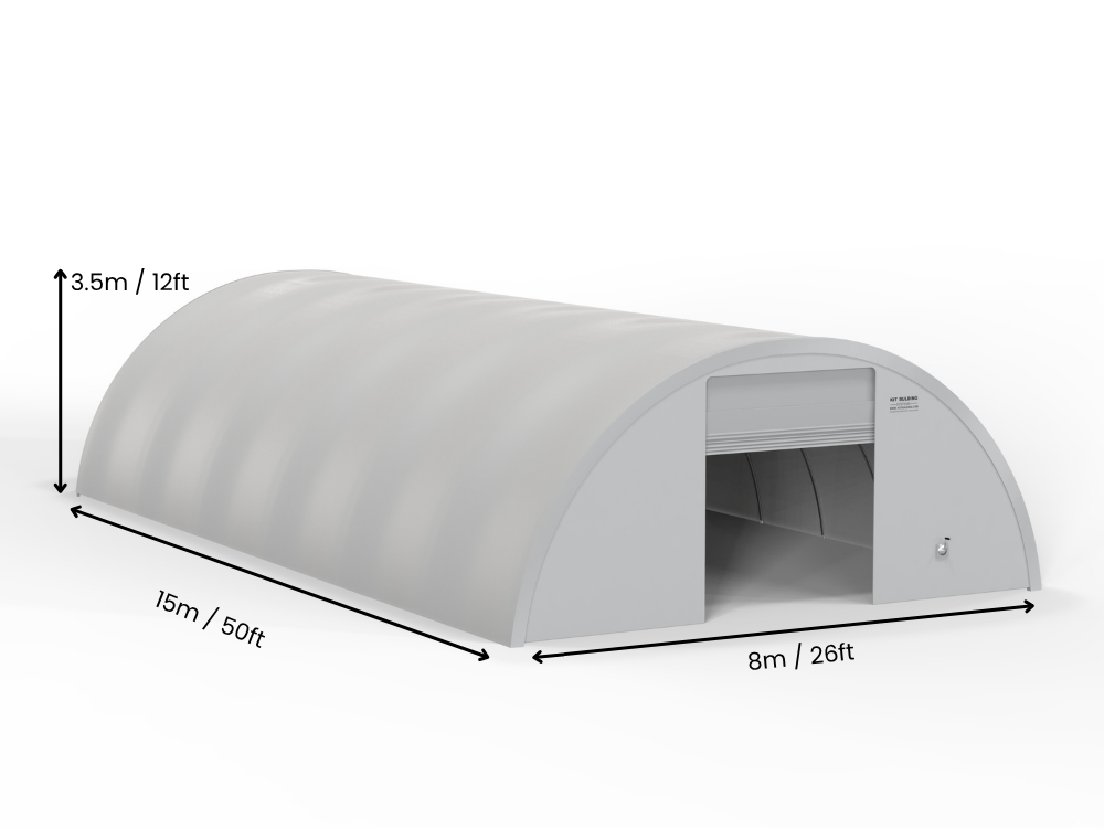 Edifici di Stoccaggio Rotondi in PVC