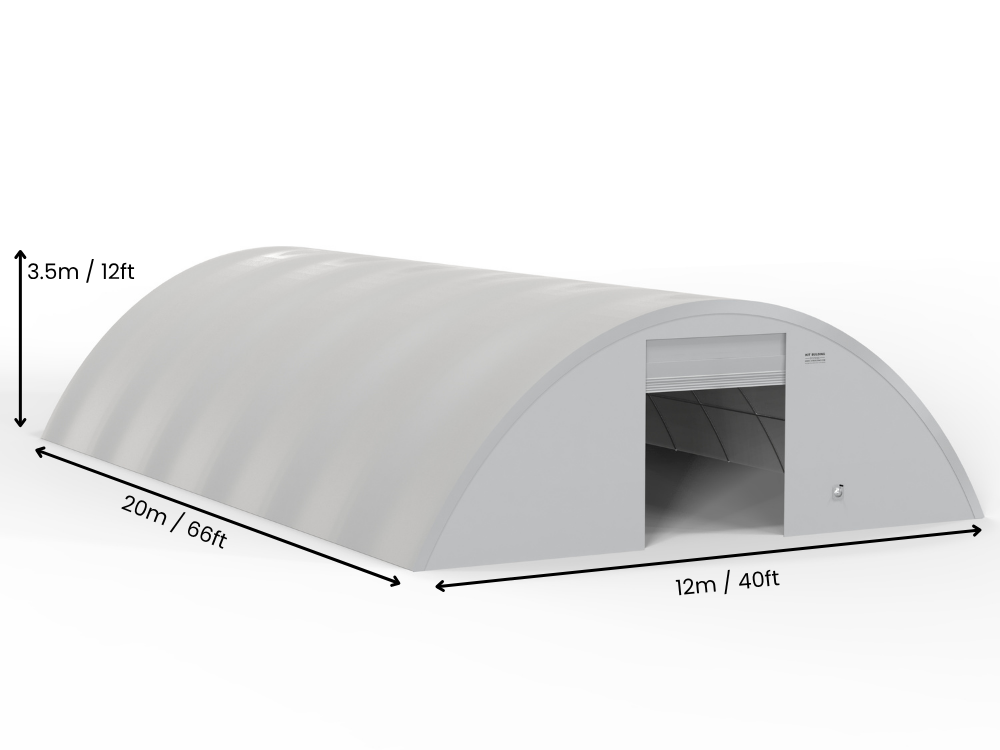 Edifici di Stoccaggio Rotondi in PVC
