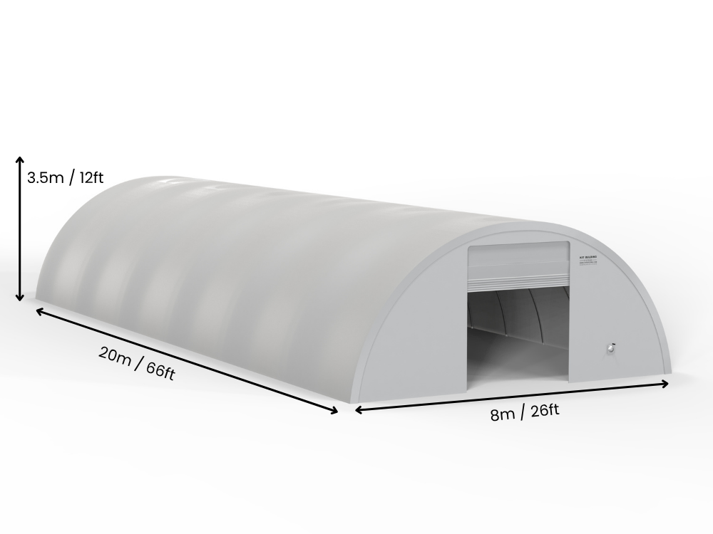 Edifici di Stoccaggio Rotondi in PVC