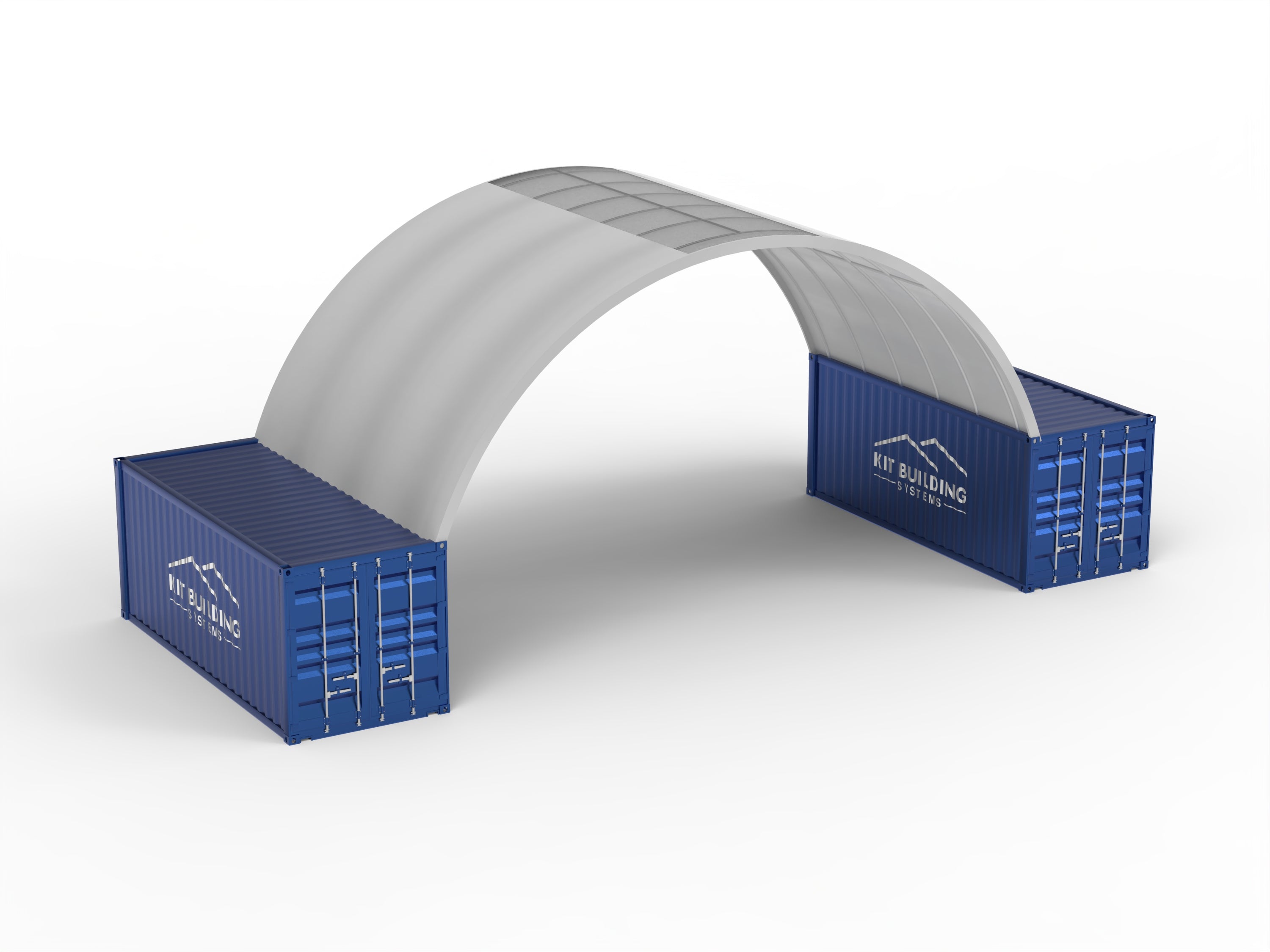 Pensiline per container - 33 piedi x 20 piedi x 12 piedi (10 m x 6 m x 3,6 m)