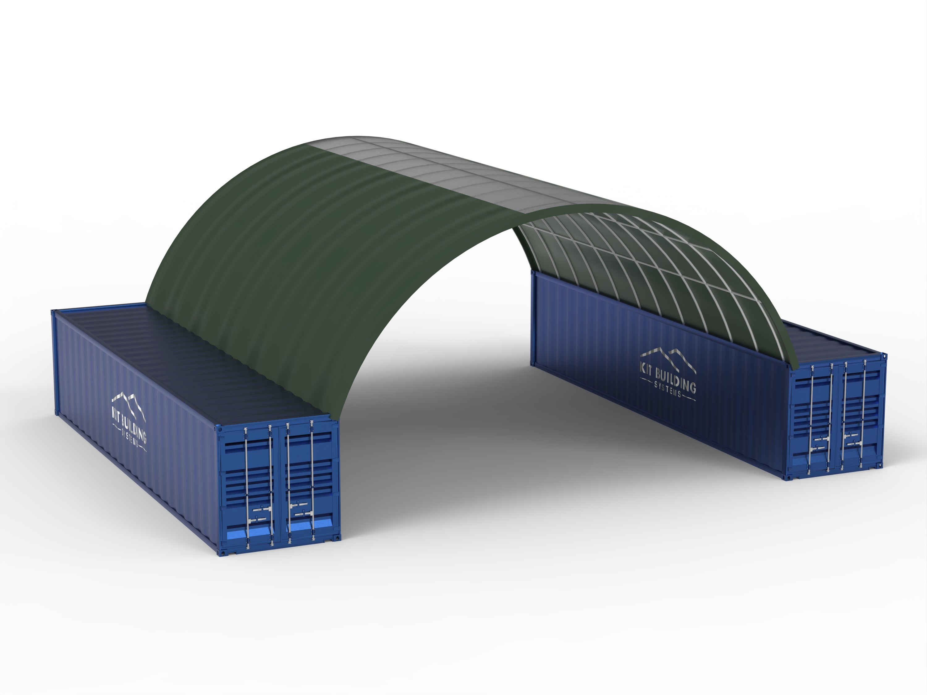 Pensiline per container - 33 piedi x 40 piedi x 12 piedi (10 m x 12 m x 3,6 m)