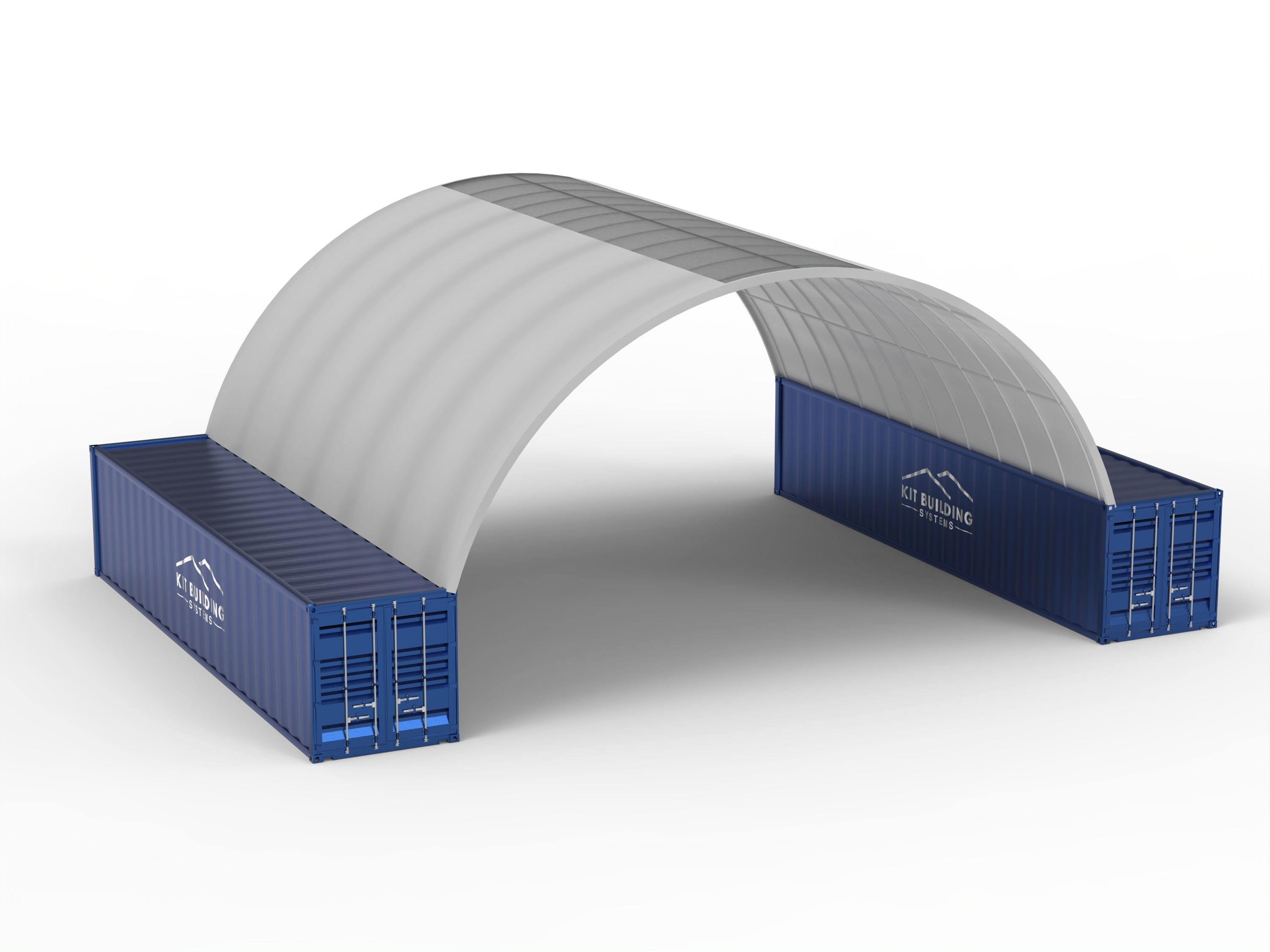 Pensiline per container - 40 piedi x 40 piedi x 15 piedi (12 m x 12 m x 4,5 m)