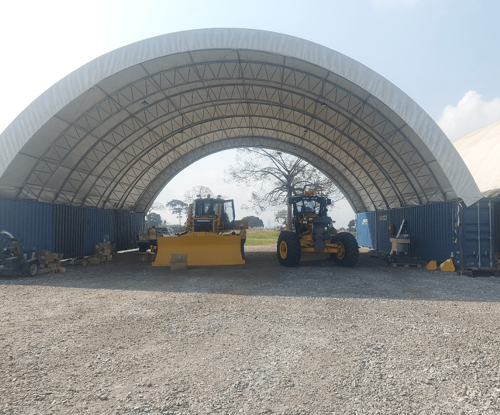 Riparo per container - 18,3 x 12 x 6 m (60 piedi x 40 piedi x 20 piedi)