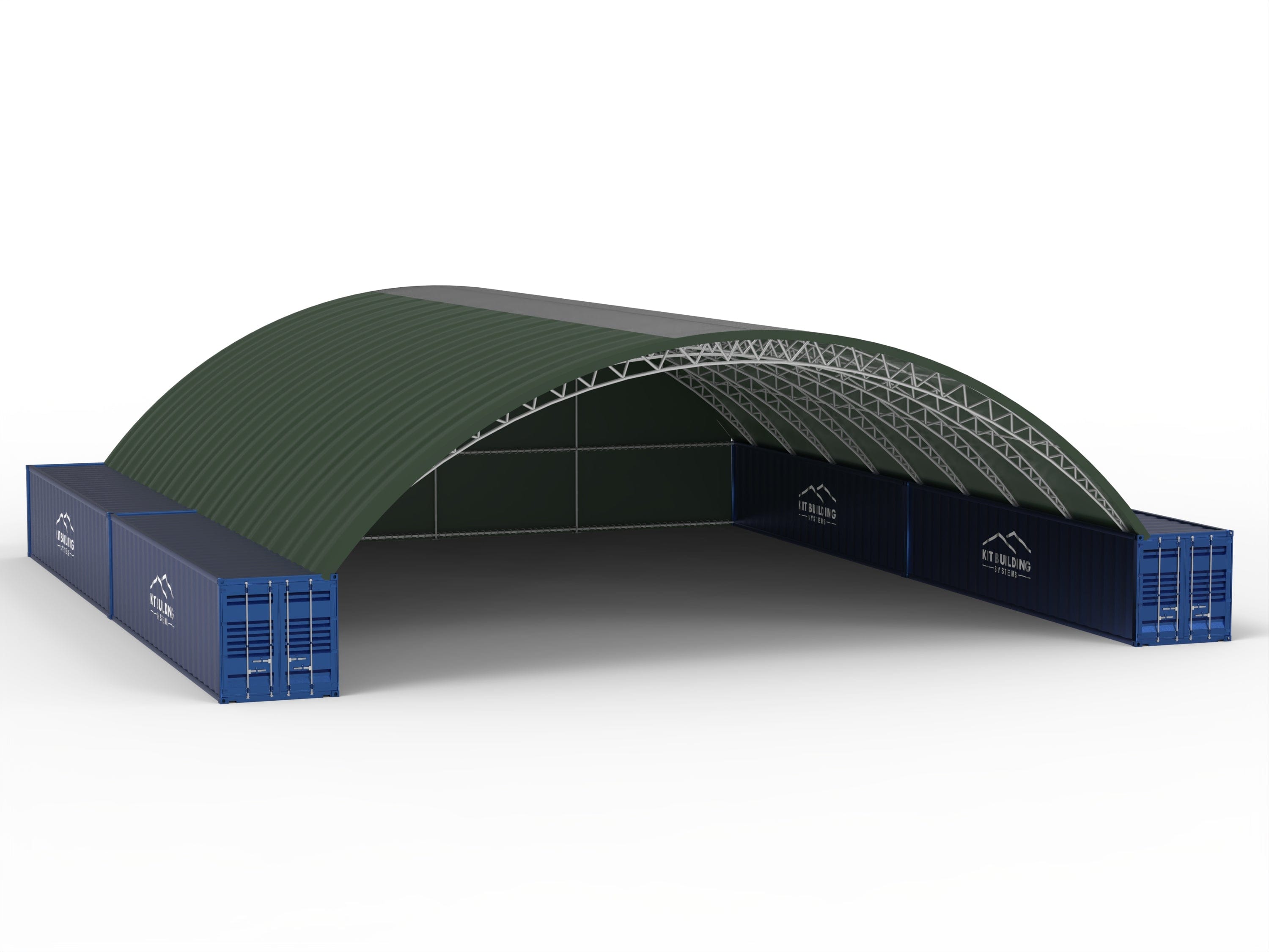 Riparo per Container - 60ft x 80ft x 20ft (18m x 24,3m x 6m)