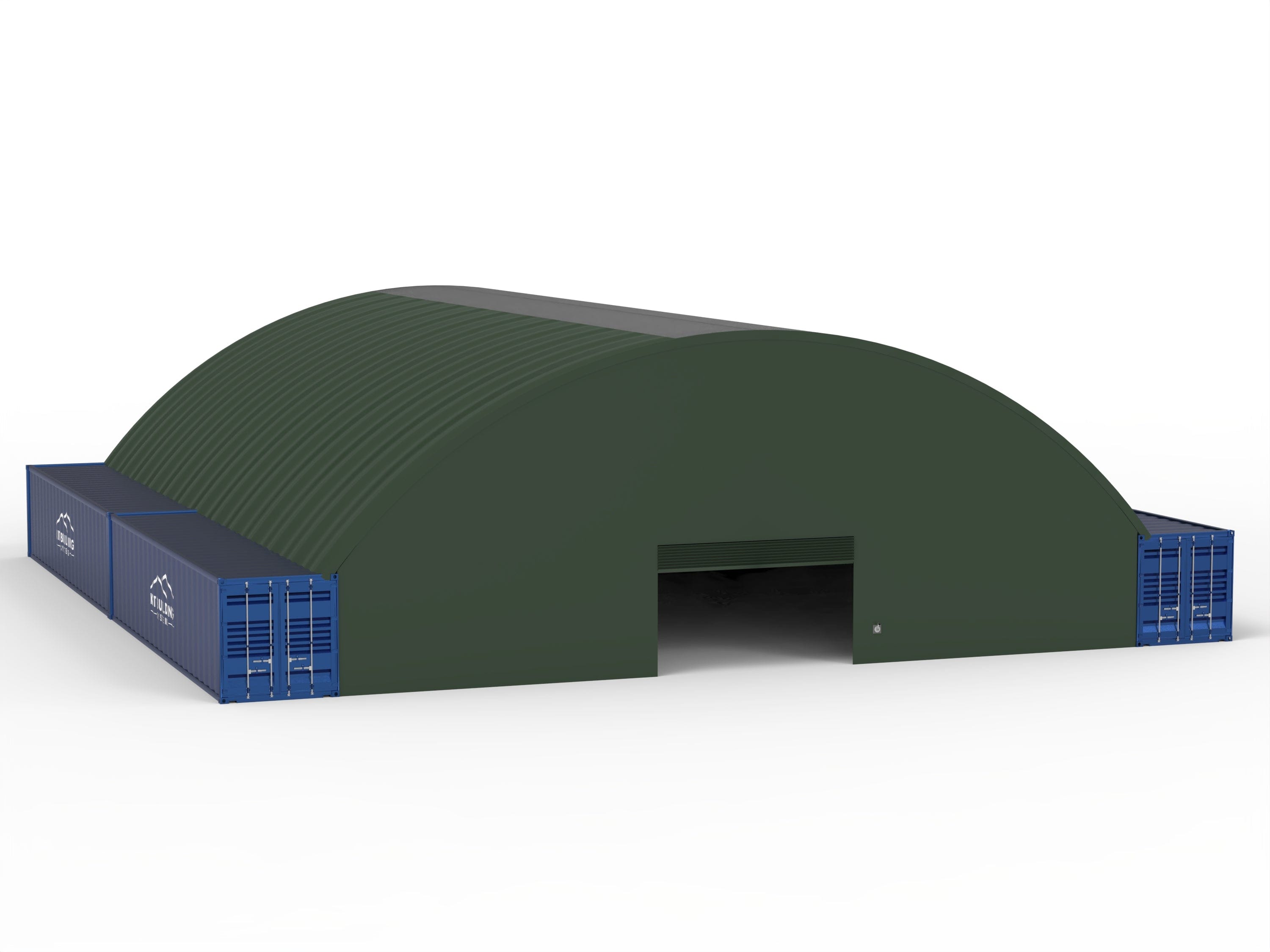 Riparo per Container - 60ft x 80ft x 20ft (18m x 24,3m x 6m)