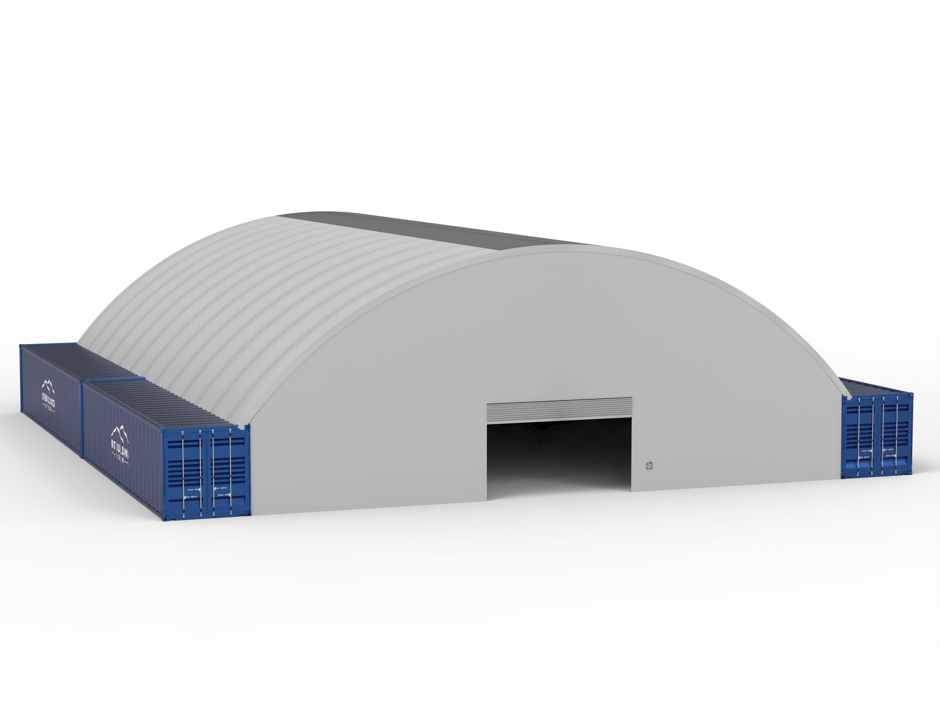 Riparo per Container - 60ft x 80ft x 20ft (18m x 24,3m x 6m)