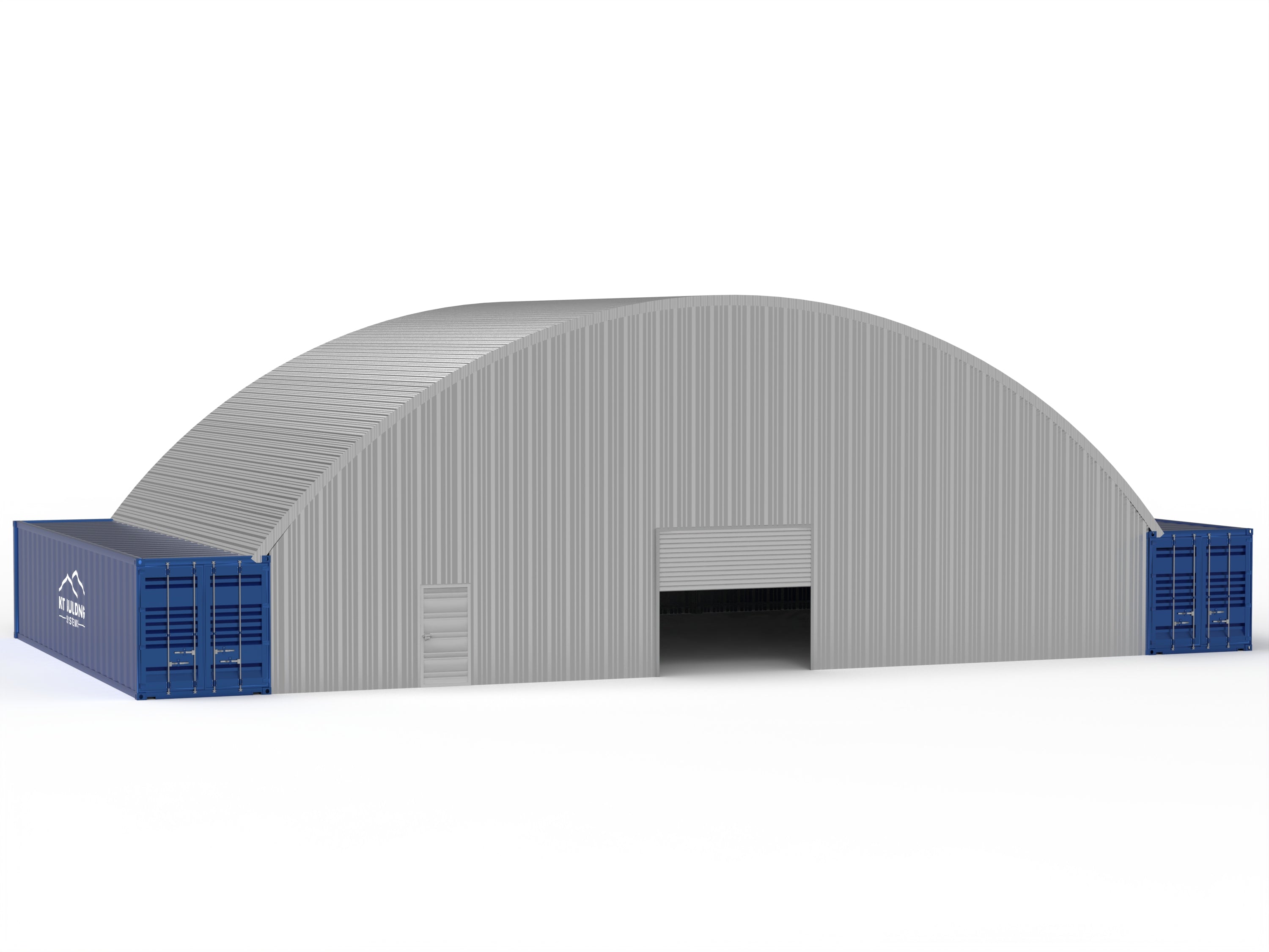 Tetti in Acciaio per Contenitori - 10m x 12m x 3.6m (33ft x 40ft x 12ft)