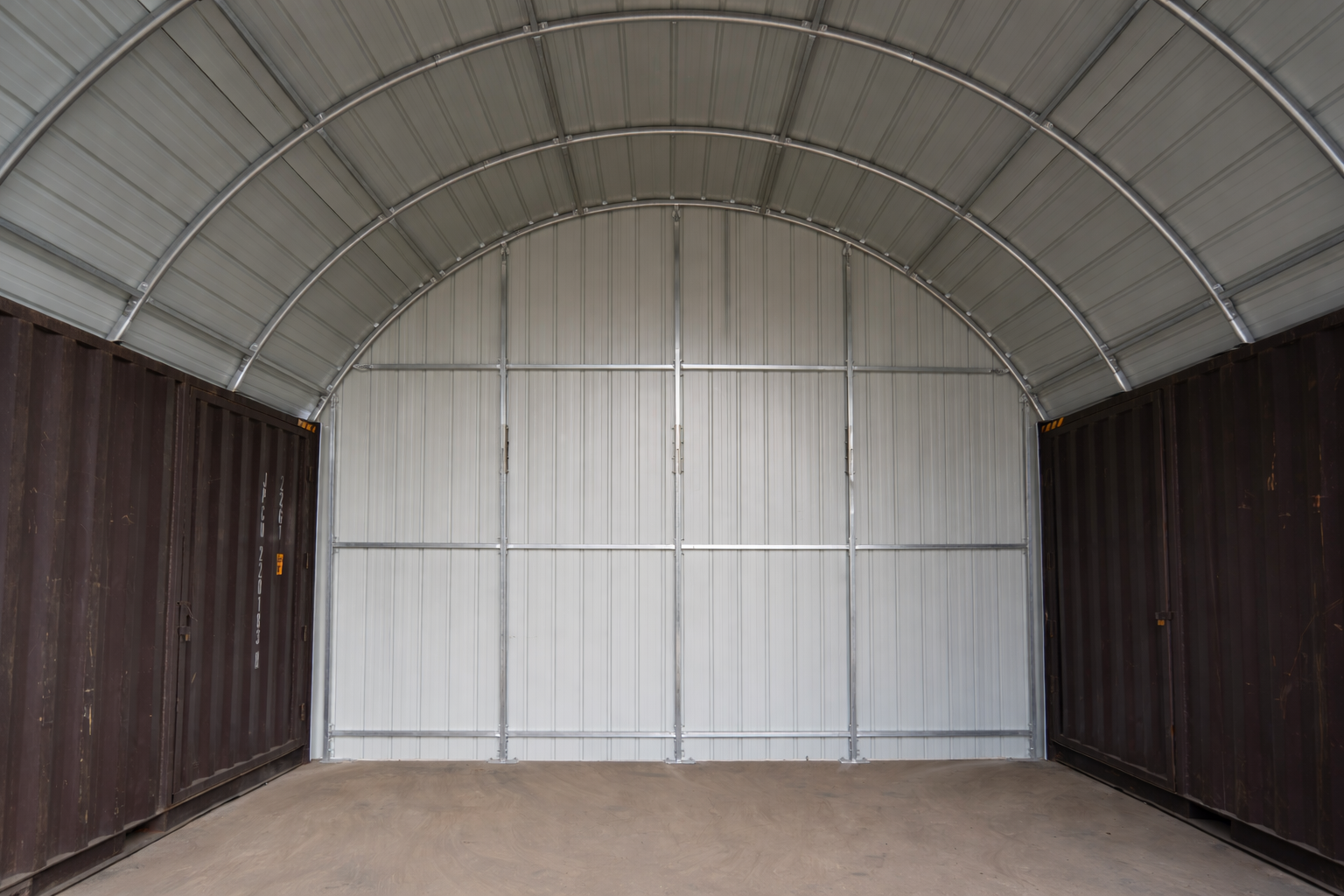 Pensiline per container - 20 piedi x 20 piedi x 6,5 piedi (6 m x 6 m x 2 m)