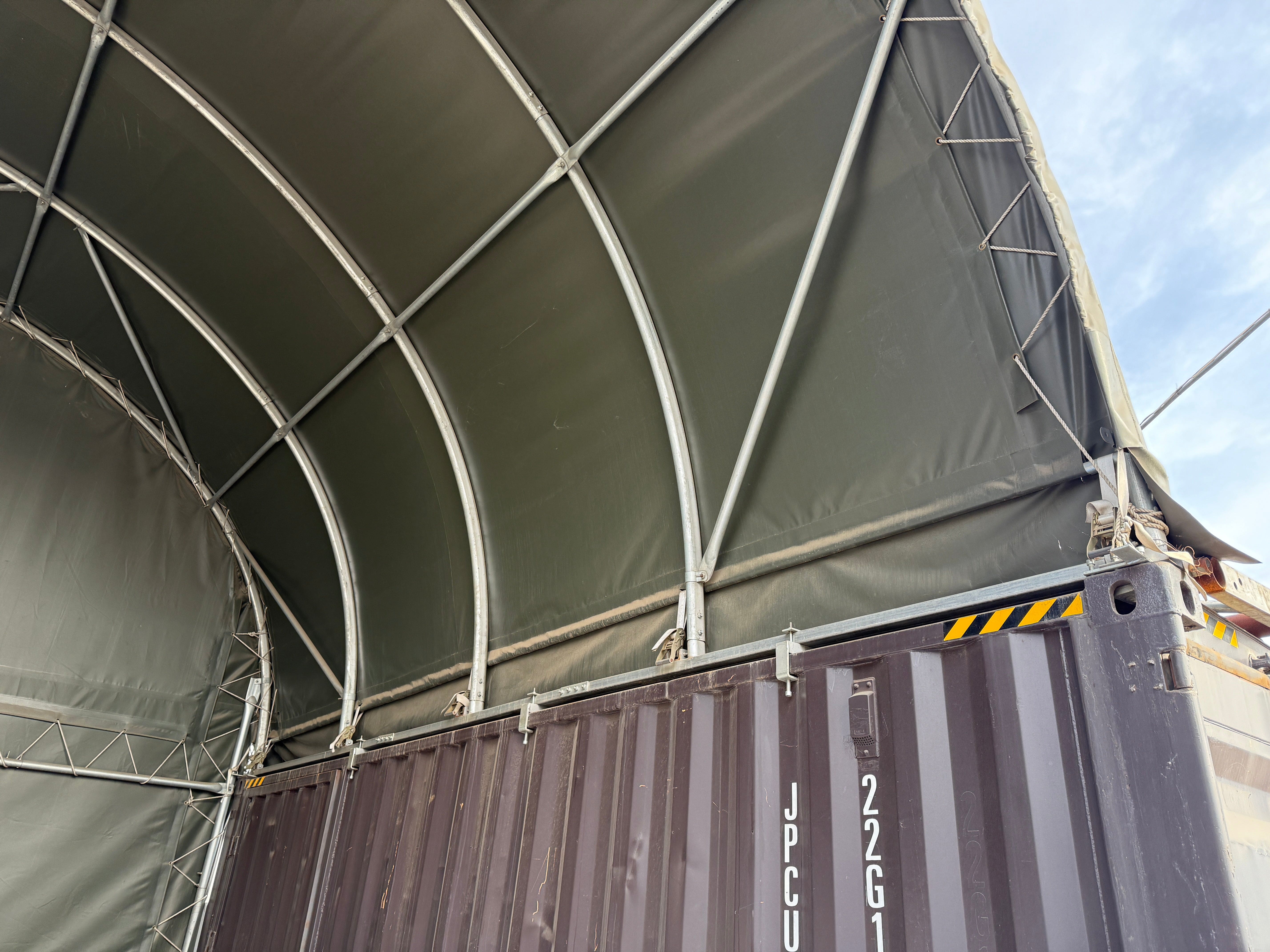 Pannello Posteriore Chiuso per Teli per Contenitori