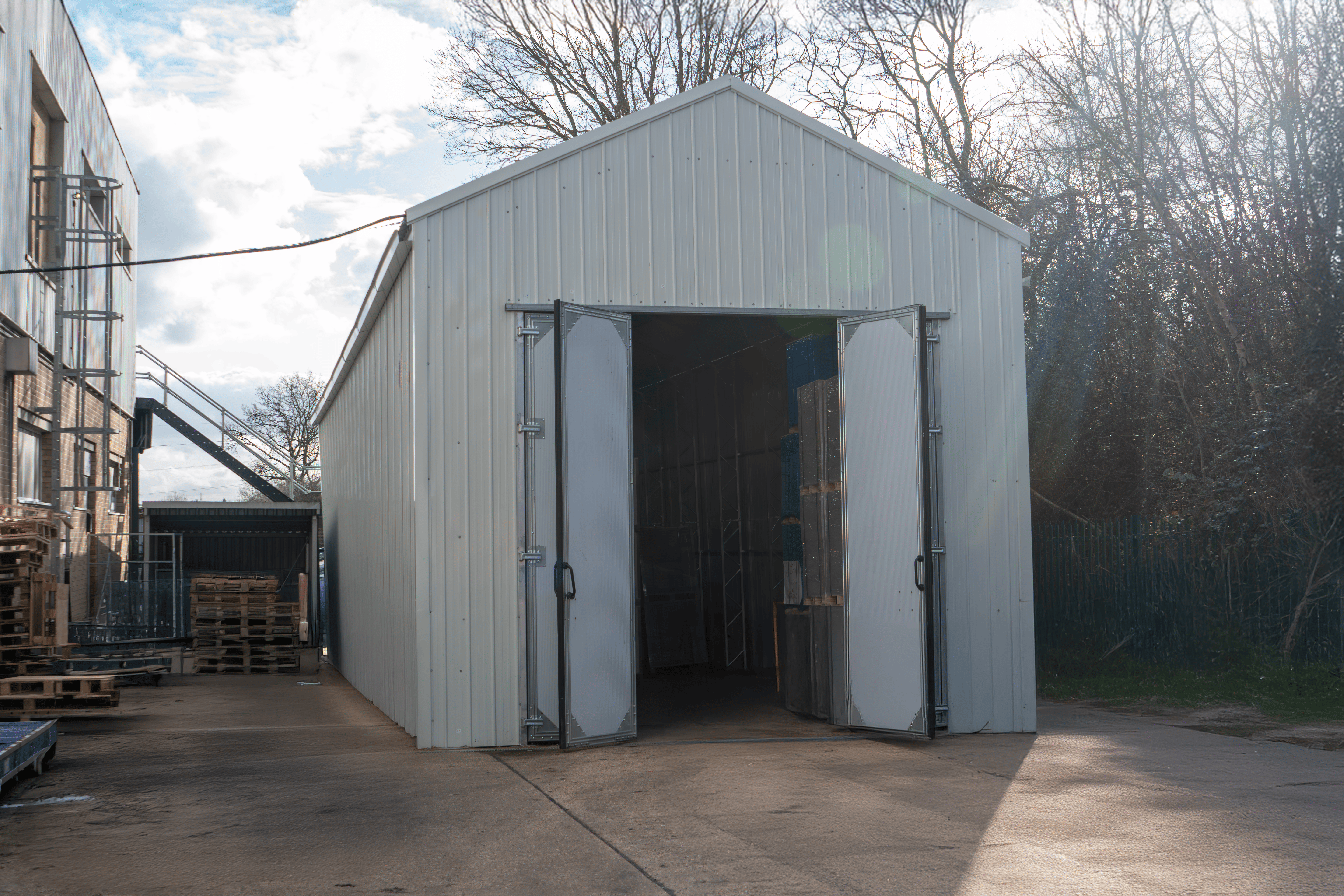 Hangar per aerei in acciaio