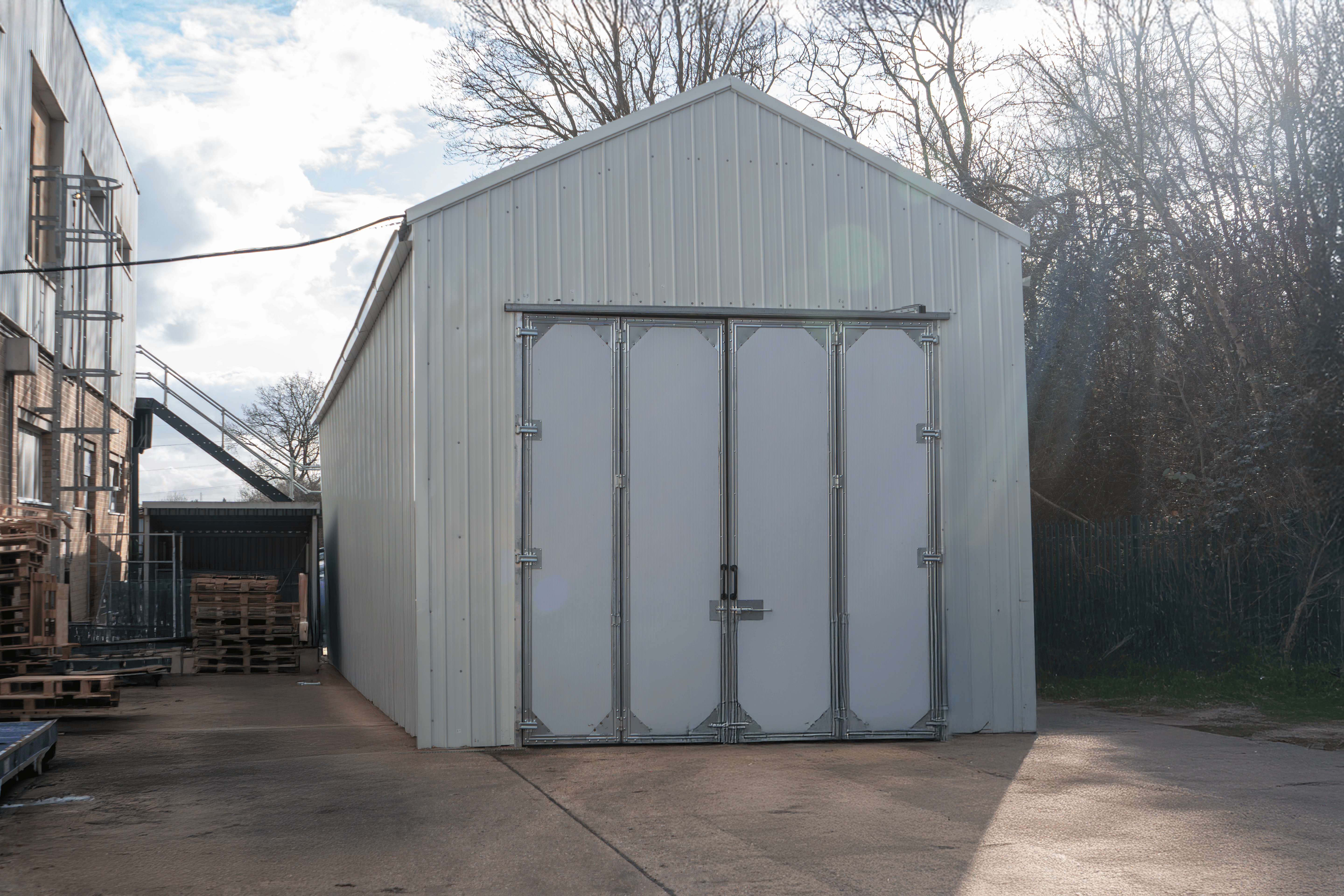 Hangar per aerei in acciaio