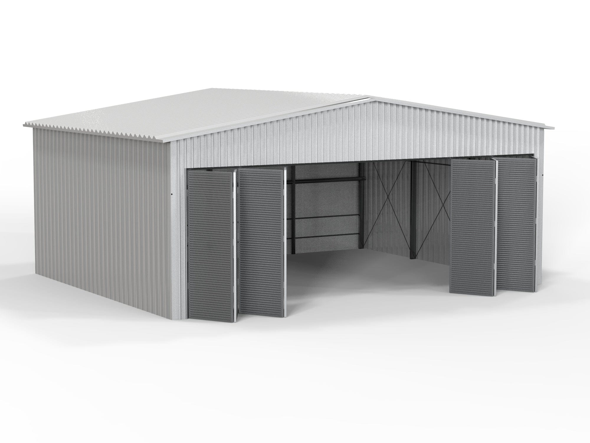 Hangar per aerei isolato
