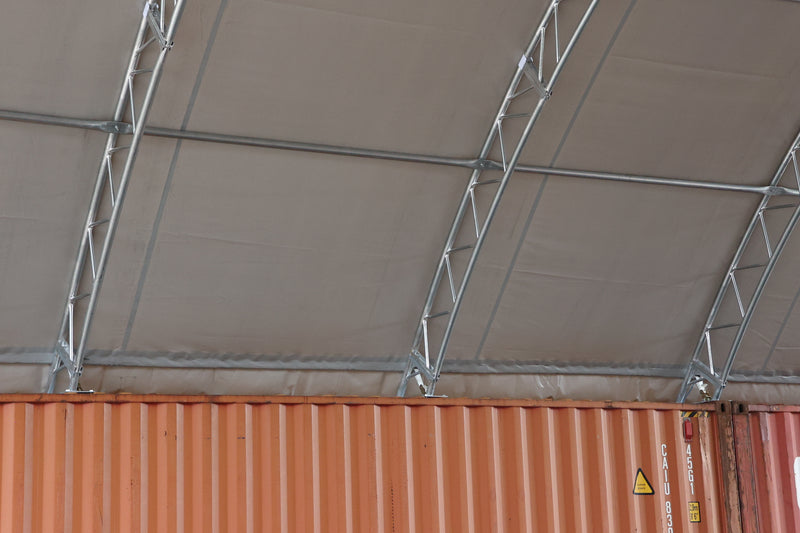 Rifugio Container - 60ft x 40ft x 20ft (18,3m x 12m x 6m) Installato all'interno dei container