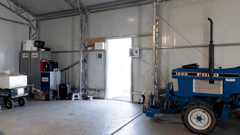 Hangar per aerei in acciaio