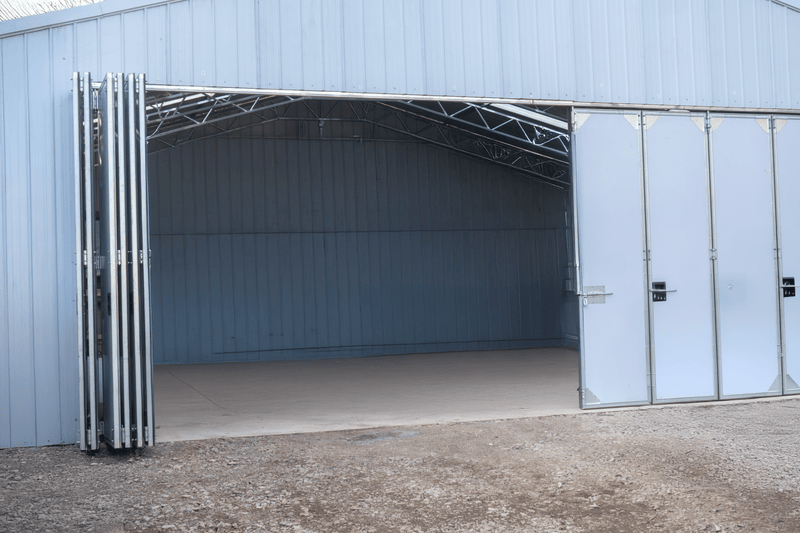 Hangar per aerei in acciaio