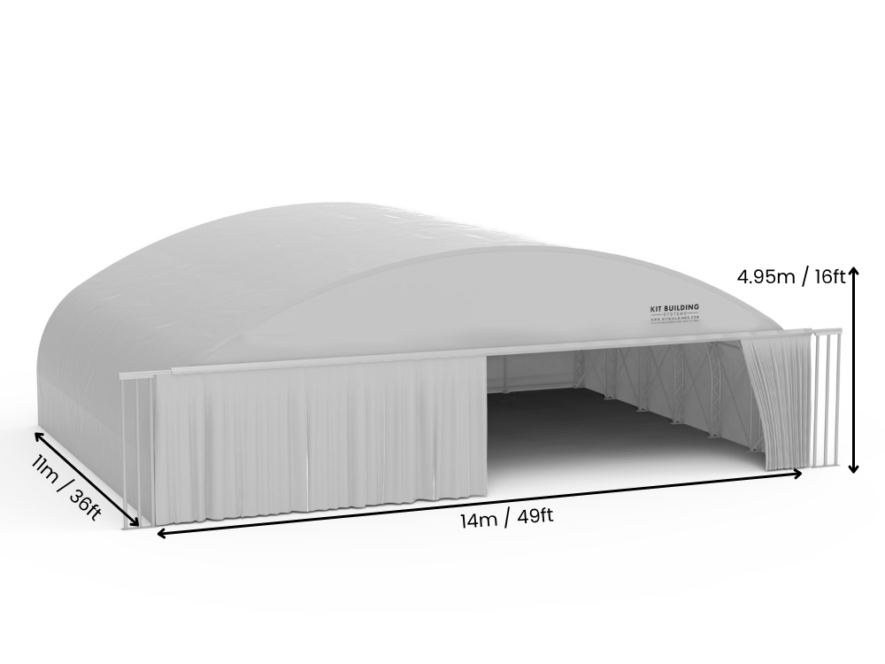 Hangar per Aeromobili in Tessuto