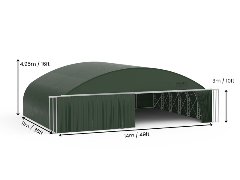 Hangar per Aeromobili in Tessuto
