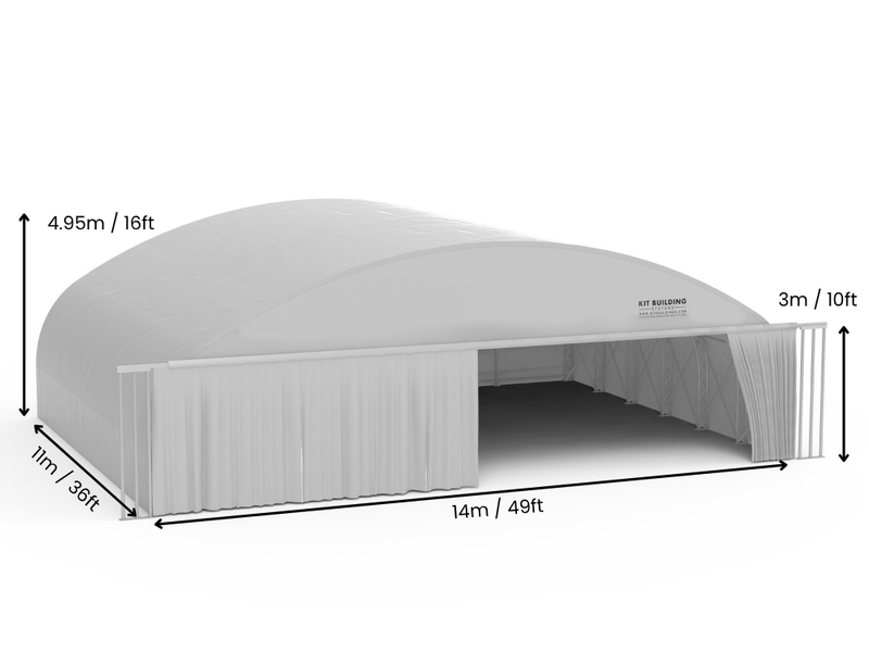 Hangar per Aeromobili in Tessuto