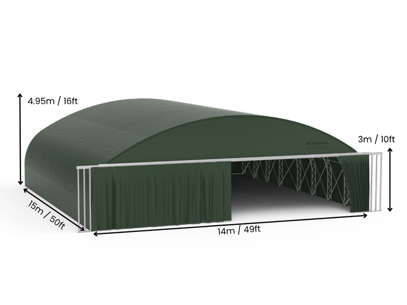 Hangar per Aeromobili in Tessuto