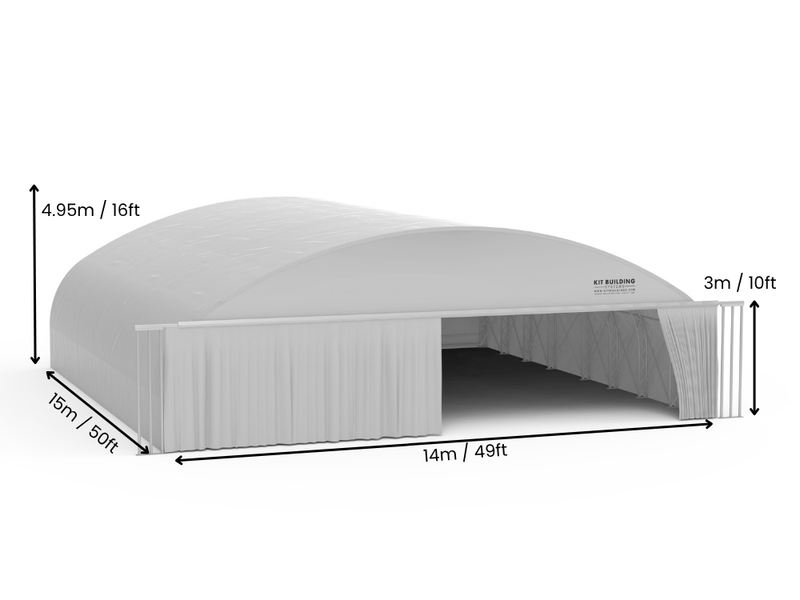 Hangar per Aeromobili in Tessuto