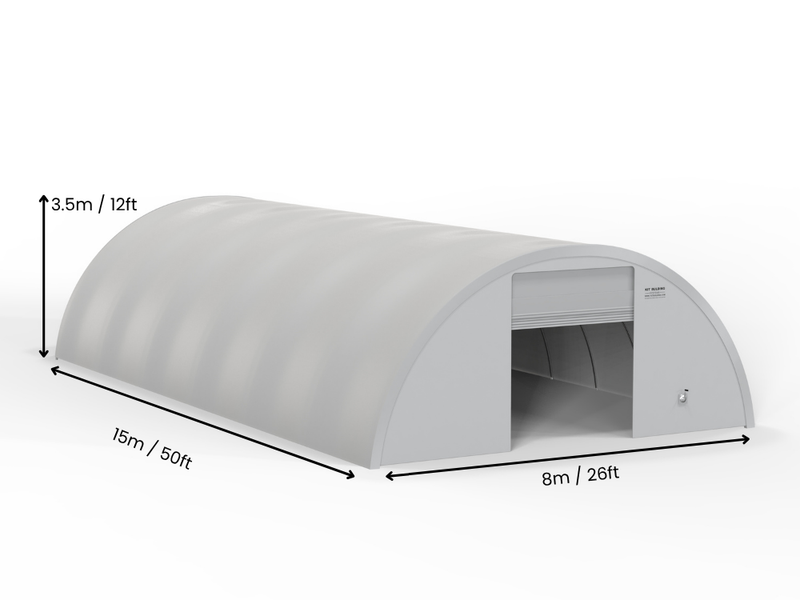 Edifici di Stoccaggio Rotondi in PVC
