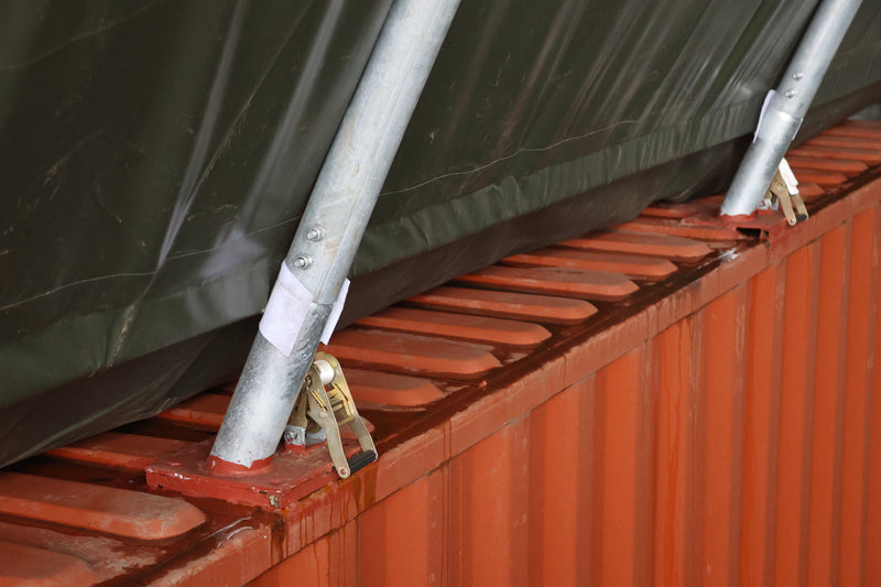 Campata da 12m (40ft) | Tende per container - 40ft x 12ft (12m x 4,5m)