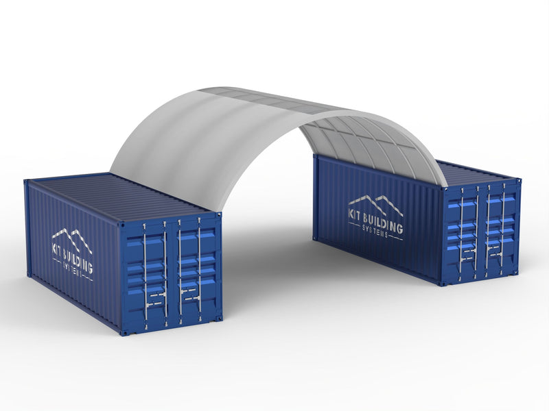 Pensiline per container - 20 piedi x 20 piedi x 6,5 piedi (6 m x 6 m x 2 m)