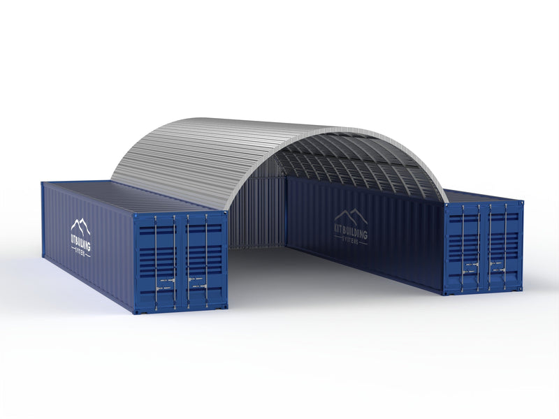 Pensiline per container - 20 piedi x 20 piedi x 6,5 piedi (6 m x 6 m x 2 m)