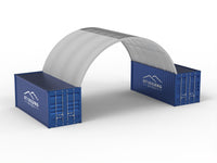 Pensiline per container - 26 piedi x 20 piedi x 10 piedi (8 m x 6 m x 3 m)