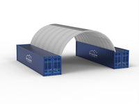 Pensiline per container - 26 piedi x 40 piedi x 10 piedi (8 m x 12 m x 3 m)