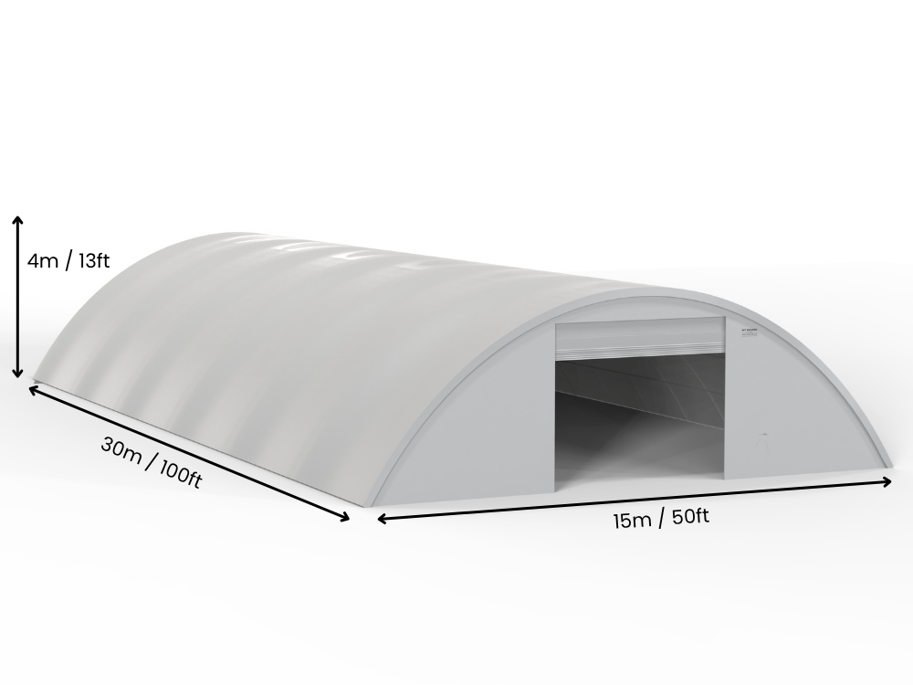 Edifici di Stoccaggio Rotondi in PVC