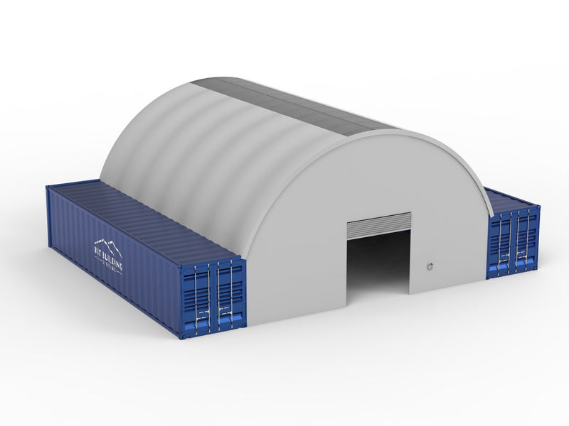 Pensiline per container - 33 piedi x 40 piedi x 12 piedi (10 m x 12 m x 3,6 m)