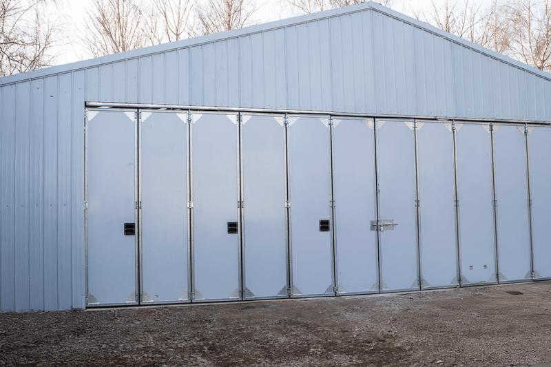Hangar per aerei in acciaio