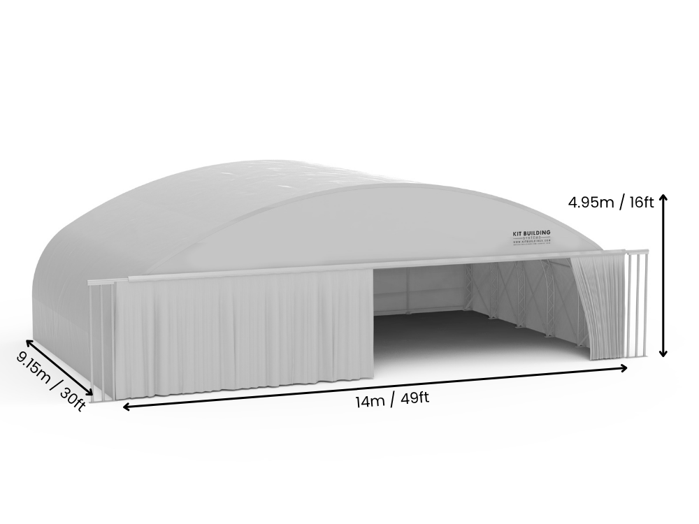 Hangar per Aeromobili in Tessuto