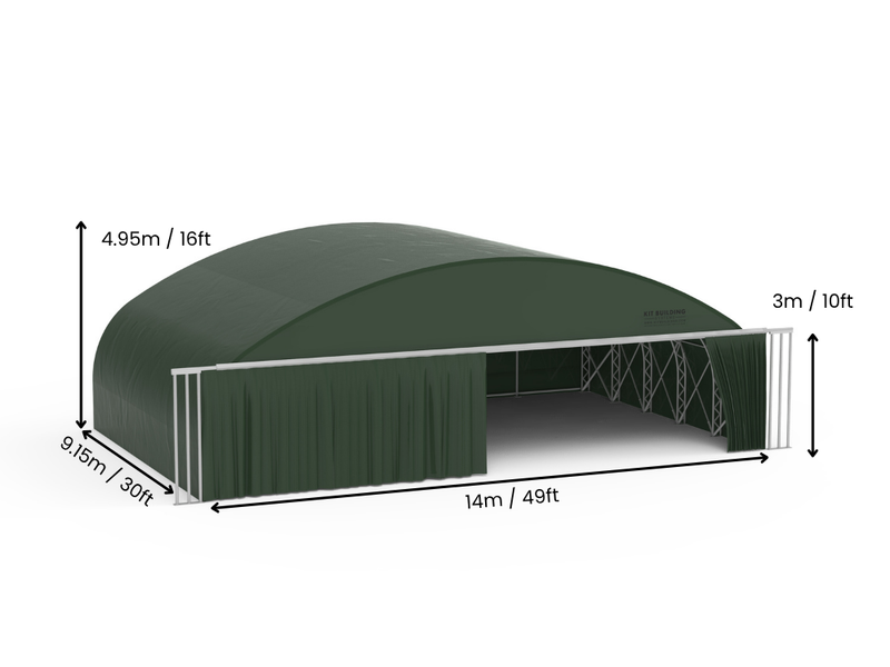 Hangar per Aeromobili in Tessuto