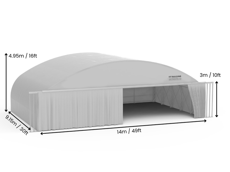 Hangar per Aeromobili in Tessuto