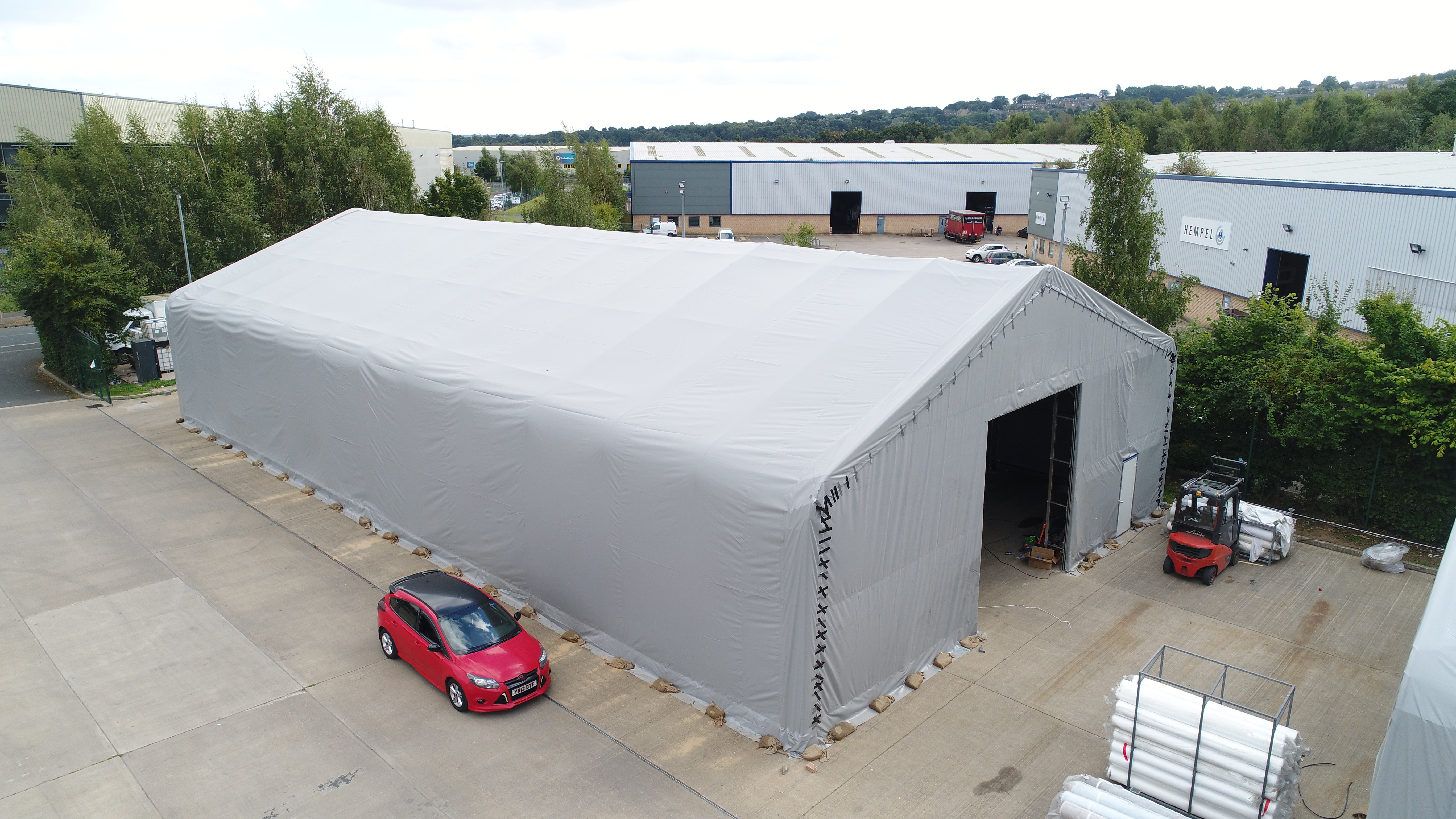 Pvc Complex Building Galleria di Edifici in Tessuto PVC – Kit Buildings