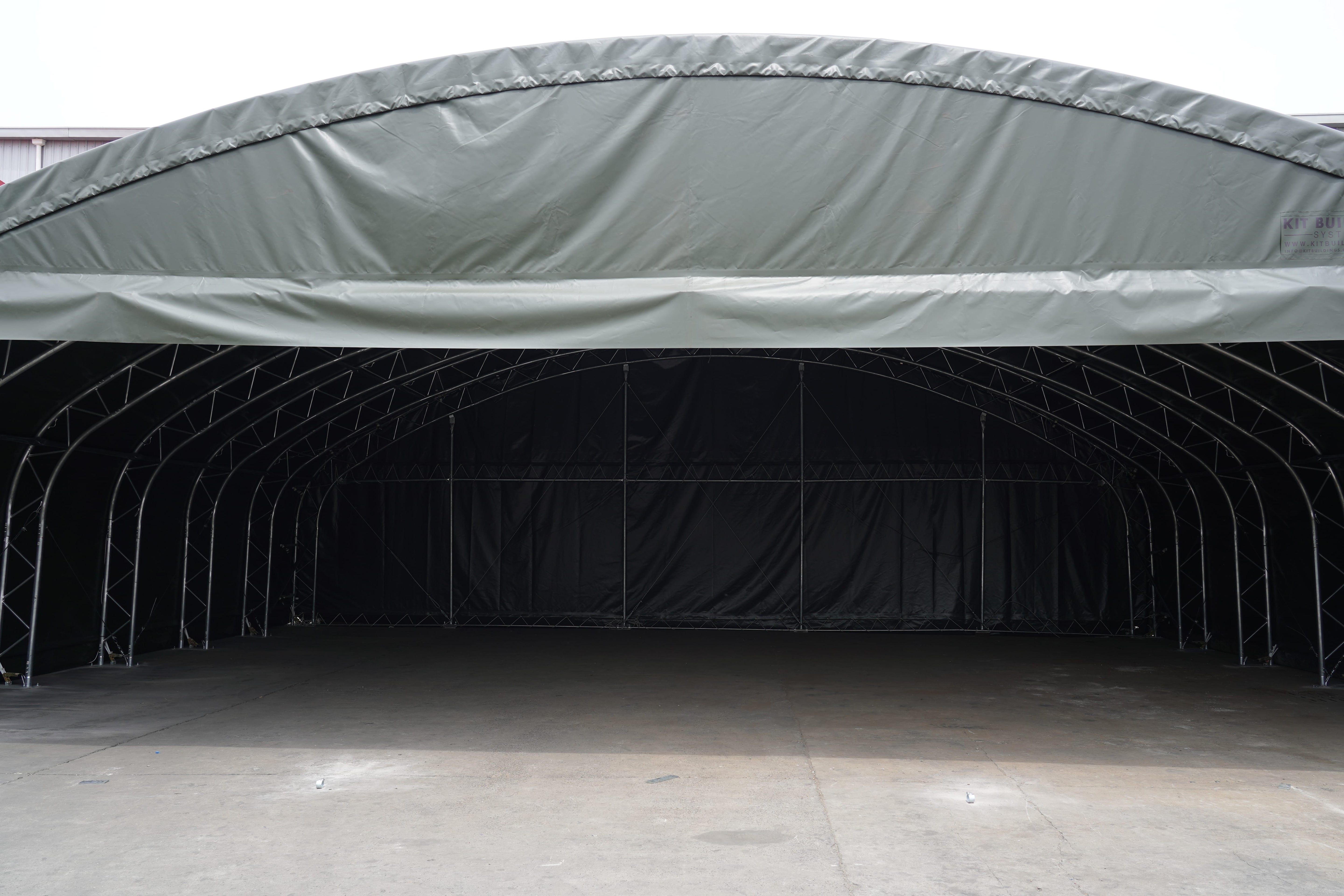 Hangar per aerei | Verde