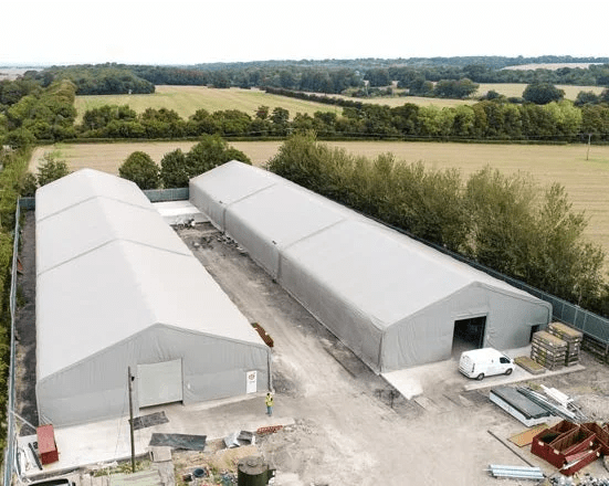 Kit Buildings Fabric Storage Buildings | Double Truss