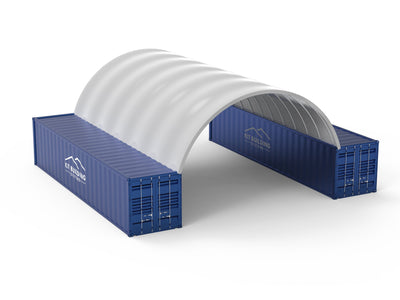 Pensiline per container - 26 piedi x 40 piedi x 10 piedi (8 m x 12 m x 3 m)